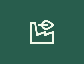 leaf and graph icon