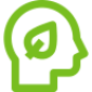 Sustainably minded icon